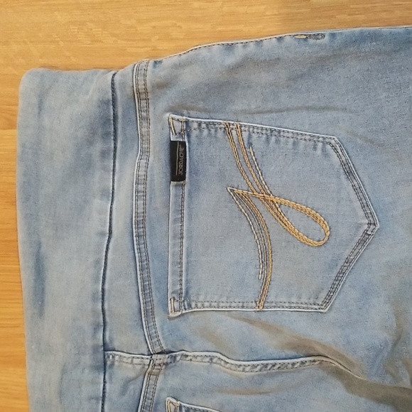 Jordache light blue stretch jeggings size large EUC - Picture 10 of 10